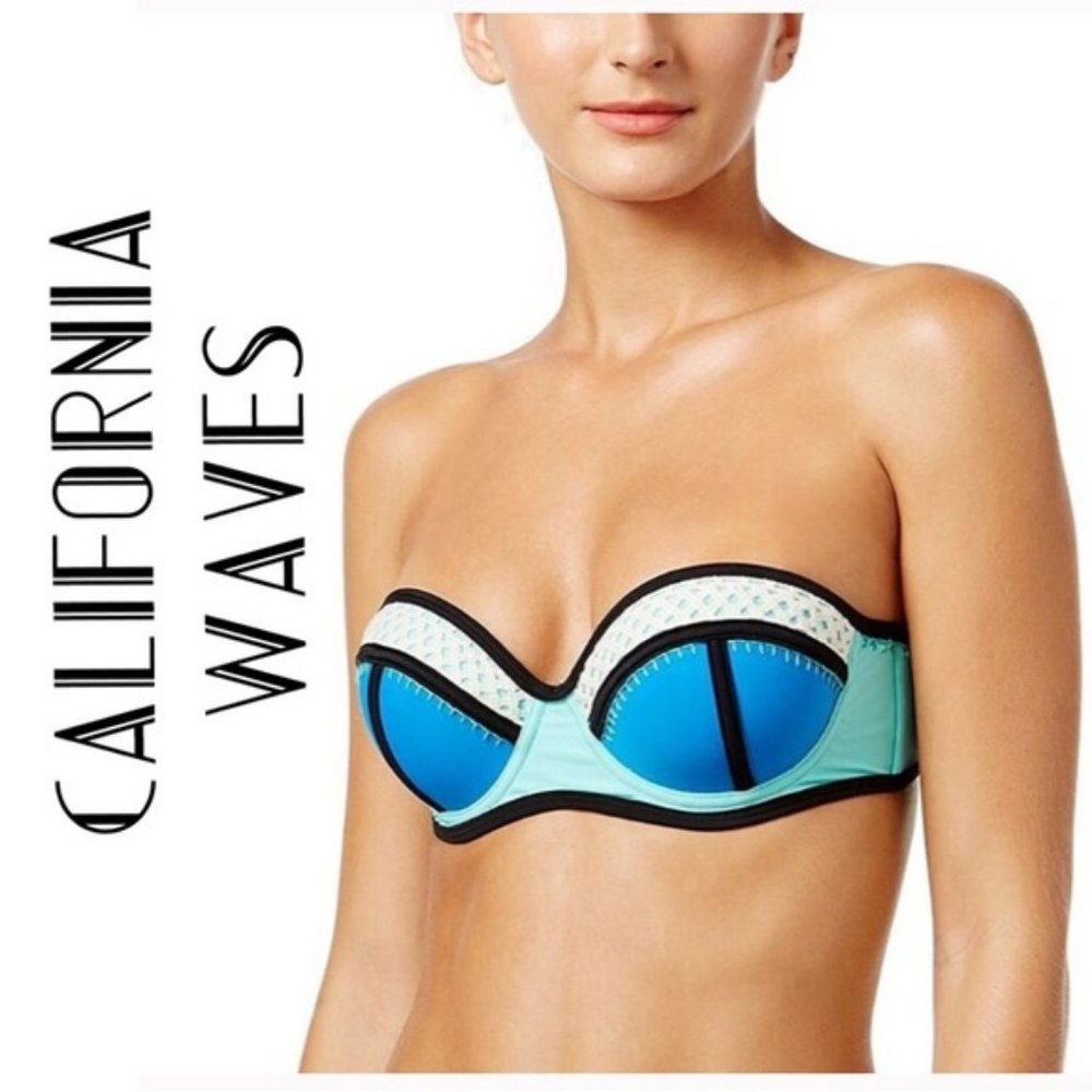 CA Waves Convertible Crochet Bikini